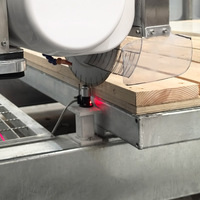 Machine de découpe CNC à 5 axes pour pierre, multifonctionnelle, pour comptoirs en granit et marbre, avec logiciel italien, modèle 2025 Hot Bridge Saw