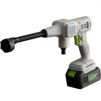 Alat Pencuci Tekanan Tinggi Tanpa Kabel 21V, Portable, dengan Nozzle 6-in-1, Foam Cannon, Baterai Isi Ulang, 10 Bar