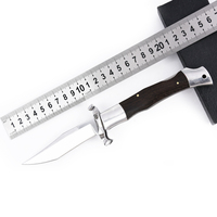 Cuchillo manche en bois couteau tactique survie en plein air Camping chasse poche pliant couteaux personnalisés