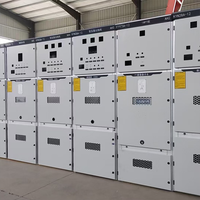 Armoire de distribution industrielle haute tension avec disjoncteur, interrupteur-sectionneur et relais, homologuée 10 kV/110 kV, 630, double protection isolante pour l'alimentation