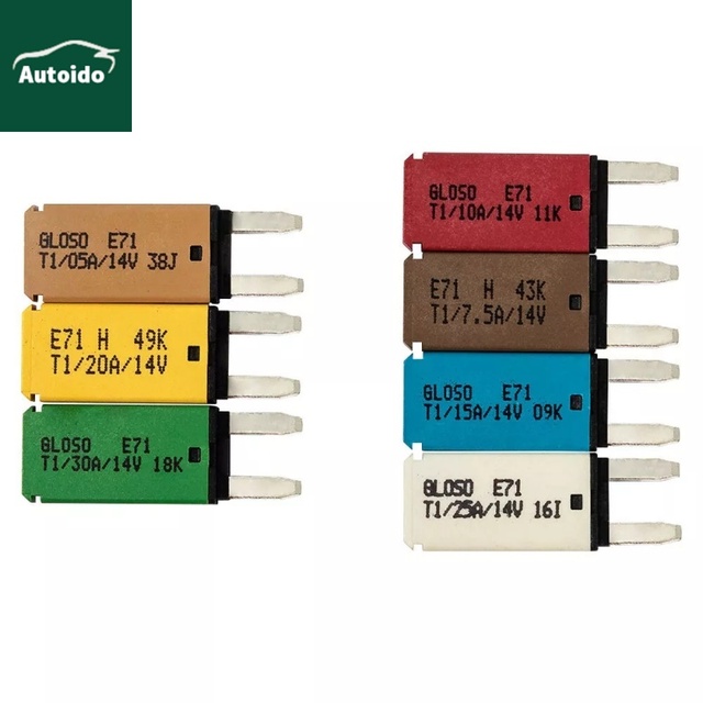 Auto Reset Fuse E71 ATM Low Profile Mini Blade Style Automatic Circuit Breaker Automatic Resettable Fuse Breaker for Car