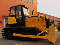 Bulldozer à chenilles T120N-3 à forte force de traction 115kN, fiable pour le développement des terres agricoles