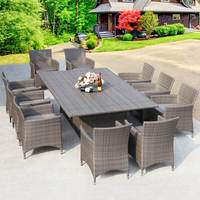 Vente en gros de mobilier d'extérieur en rotin Ensembles de jardin Chaise en osier canapé de jardin