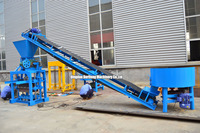 Machine à petits blocs semi-automatique à emboîtement pour béton ciment machines de fabrication de briques QT4-35 machine à blocs creux manuelle