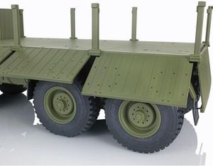 HG P801 1/12 <span class=keywords><strong>8x8</strong></span> Camión <span class=keywords><strong>RC</strong></span> Estilo Militar Estadounidense, Chasis de Metal, 16 Canales, Radio Control Remoto de 2.4G, Modelo de Camión Pesado de Alto Torque para Adultos - Product Image 3