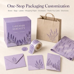 Boîte en papier personnalisée de luxe pour pot de crème, avec emblème argenté gaufré, emballage de beauté, tiroir coulissant rigide, fourniture en gros pour boutiques - Product Image 2