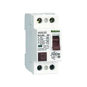 Residual Current Device Electromagnetic Interruptor KL2-63 NFIN 6KA RCD RCCB