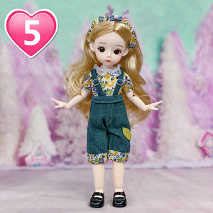 30 Cm בובת בובת Bjd להתלבש נסיכת ויניל צעצוע רב משותף 3d אמיתי עין בובת תינוק מתנה - Product Image 5