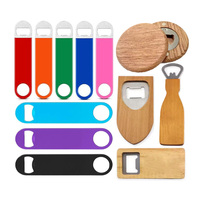 Porte-clés vierges ouvre-bouteille en bois non fini pour la gravure au laser bricolage cadeaux faveurs de mariage couleur acajou