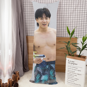 Venta al por mayor KPOP Idol Group Bangtan Boys <span class=keywords><strong>JUNGKOOK</strong></span> I AM STILL JK Body funda de cojín funda de almohada larga - Product Image 2