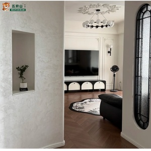 <span class=keywords><strong>Peinture</strong></span> murale décorative Wufushan à base d'eau, effet velours brillant et métallique pour embellissement intérieur - Product Image 3