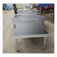 Scène/Podium portable pour événements de concert, structures en aluminium durable