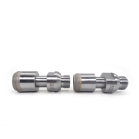 Sintered Threaded Shank Glass Diamond Drill Bit, Glass Drilling and Chamfering Dual-purpose Drill Bits