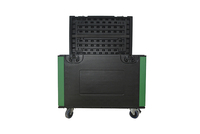 Usine Personnalisé Grand Plastique Dur Étanche Flight Case Boîte Mousse Cas PE 4u Rack Road Case