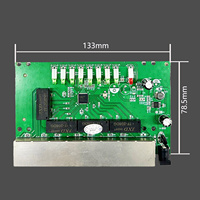 Injecteurs teurs poe, pour commutateur passif, 8 ports, 12V- 48V, module PCBA, caméra IP, plafond, téléphone