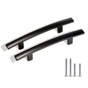 WEKIS Best Selling Matte Black Silver Gold Zinc Alloy Modern Kitchen T <b>Bar</b> Drawer <b>Pull</b> Long Cabinet Furniture Handle - Product Image 1