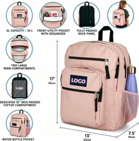 Sac à dos pour ordinateur portable, sacoche pour ordinateur, 2 compartiments, bretelles ergonomiques, pochette pour ordinateur portable 15 pouces, polyester imperméable, noir, logo personnalisé