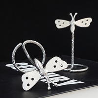 Artisanat en métal 3D créatif en forme de papillon, cadeau, ornements de bureau en métal, articles décoratifs, décoration de la maison, cadeau commercial