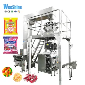 304 Stainless Steel Automatic Weighing Filling and Packing Machine for Chips Nuts Candy