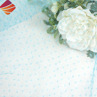 Tela de Tul Transparente 100% Poliéster, Ligera y Transpirable, con Diseño de Telaraña, para Vestidos de Novia, Disfraces y Decoración DIY