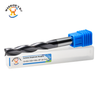 Warrior's Bit CNC Tools Carbure monobloc 8mm/6mm Diamètre de la tige Fraise à bois Aitin OEM/ODM Carbure Chipbreak Rougher pour le bois