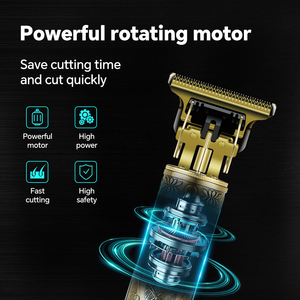 Rechargeable Professional Metal USB for Men Electric Hair <strong>Trimmer</strong> Hair Clipper - Product Image 3