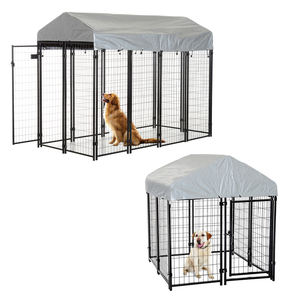 Wholesale Unique Cheap <strong>Dog</strong> Cage <strong>Kennel</strong> and Run Big Animal Pet Cage with Welded <strong>Outside</strong> - Product Image 2