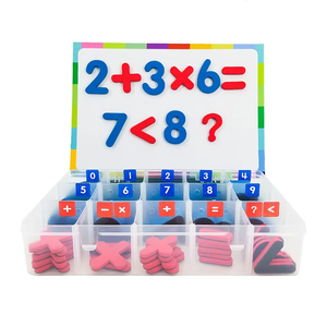 Mittelgroße weiche EVA-Schaum magnet buchstaben Individuelle Form Alphabet Aufkleber für Kinder mit Brett Kühlschrank magneten - Product Image 5
