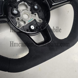 Nuevo Producto al por Mayor: Volante de Cuero Perforado y Alcántara para Audi A3 A4 A5 A6L A8 Q5 Q7 Q8 TT B9 - Product Image 3