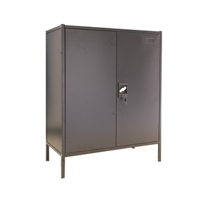 خزانة معدنية بطبقتين لتحميل المستندات في الأثاث المكتبي العصري مع باب متحرك خزانة فولاذية بطول نصف المتر 1015 مم ورفوف قابلة للتعديل - Product Image 4