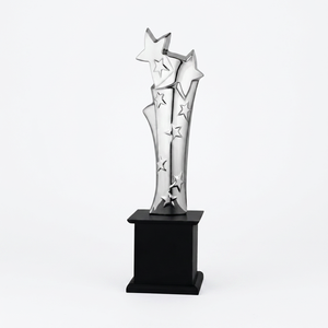 •Star <b>trophy</b> ideal for leadership excellence recognition Stylish Corporate Award with Elegant Metal Design for Business Success. - Product Image 1