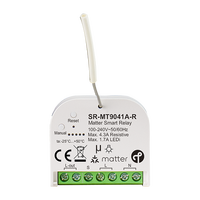 Relé/interruptor LED Controlado por Voz Compatible con Ecosistemas Matter SR-MT9041A-R Matter Over Thread