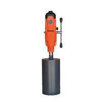 Machine de forage diamantée puissante avec moteur durable, pour le perçage de trous de climatisation et d'alimentation en eau dans les murs de bâtiments