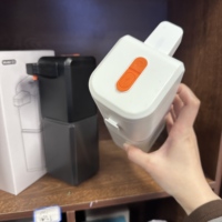 Dispensador automático de jabón de 500 ml, dispensador automático de jabón montado en la pared, dispensador de jabón líquido en espuma y gel para baño