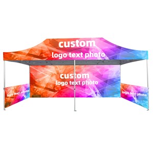 10x20ft personnalisable robuste étanche en alliage d'aluminium Portable publicité et exposition tente levage automatique assemblage facile - Product Image 1