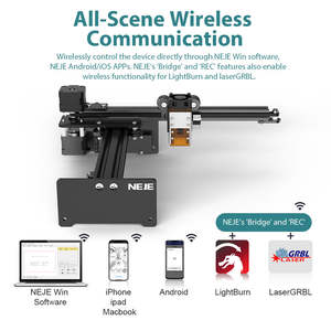 Cortadora y Grabadora Láser Portátil NEJE 5 A40630, Corta Metal de 15 mm de Grosor / Graba Metal / Funciona Offline e Inalámbrica - Product Image 4