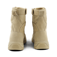 Bottes tactiques en cuir pour hommes, best-seller, respirantes, confortables, semelle en caoutchouc antidérapante, résistantes à l'usure, amortissantes, avec soutien de la cheville