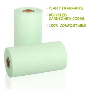 Sacs à déjections pour animaux de compagnie compostables parfumés sur mesure, sacs à crottes de chien en amidon de maïs biodégradable, 20 rouleaux - Product Image 2