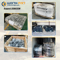 Rodillo tensor para excavadoras Kubota U15 U17 U30 K008-3 K045 Kh15 Kh33 Kx41-2 Kx41-3 Kx41-3V Kh50 Kh60 Kx080-3S Rx141 Rx201 Kx155 Kh180 Rx501