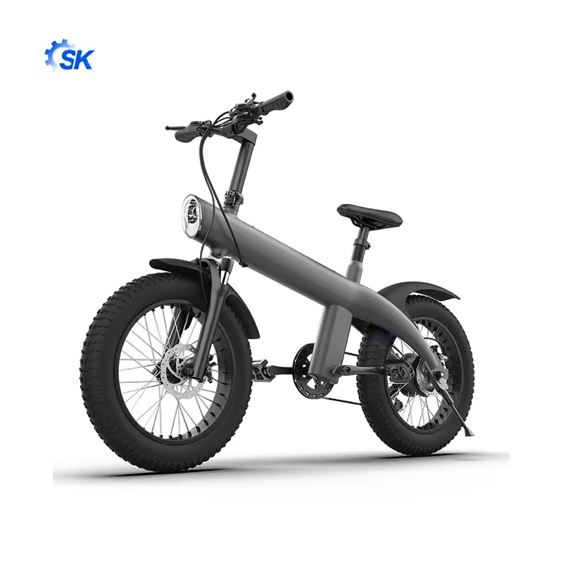 Del motor del scooter Custom-made gray mountain off-road electric bicycle 20-inch big tire outdoor scooter