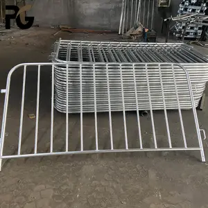 Выдвижной временный забор для концертных мероприятий, металлический, горячеоцинкованный барьер для контроля толпы