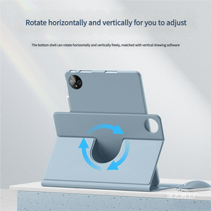 La última funda protectora desmontable para tableta, funda magnética giratoria de 360 ° para tableta con Portalápices para Huawei <span class=keywords><strong>MatePad</strong></span> - Product Image 4