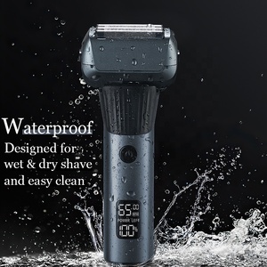 Rasoir électrique professionnel à 5 lames LCD pour barbe et tête, rasoir à grille électrique pour hommes - Product Image 6