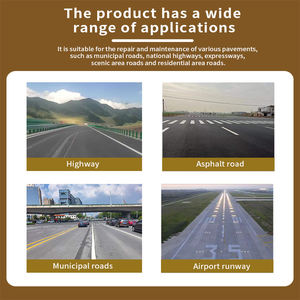 Quente-selado betume composto emborrachado estrada asfalto rachadura vedador para o enchimento comum e reparação - Product Image 3