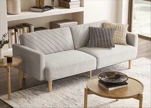 Sans quốc tế thương mại điện tử đầy đủ KD hai chỗ ngồi vuông hiện đại futon Sofa giường cho phòng khách - Product Image 2