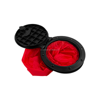 Accessoires de bateau marin personnalisés, couvercle de trappe rond en plastique ABS pour kayak