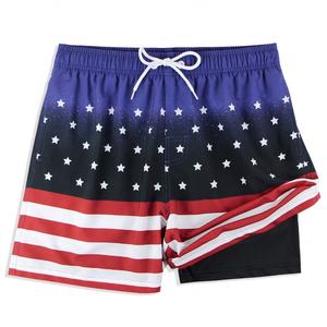 Short de bain pour homme personnalisé, motif floral géométrique, respirant, séchage rapide, sublimé, taille élastique, short de plage, grandes tailles, imprimé léopard - Product Image 1