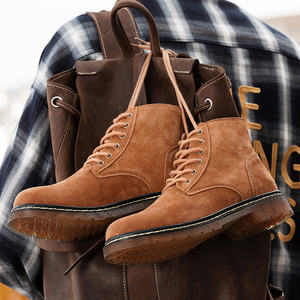 Stivali da <span class=keywords><strong>Uomo</strong></span> Marroni alla Moda in Pelle Scamosciata Stivali da Cowboy Classici per il Tempo Libero da <span class=keywords><strong>Uomo</strong></span> <span class=keywords><strong>Stivaletti</strong></span> Caldi in Pelliccia da <span class=keywords><strong>Uomo</strong></span> in Pelle Taglie Forti 48 Bota Masculina - Product Image 6