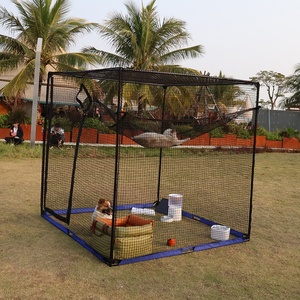 Recinto Plegable Portátil para Perros con Malla <span class=keywords><strong>de</strong></span> Plástico para Uso en Exteriores y Jardín, Embalaje en Caja - Product Image 3