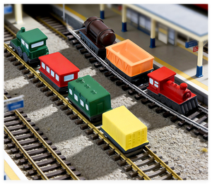 Figurines <span class=keywords><strong>de</strong></span> Noël en résine peintes à la main, cadeau créatif personnalisé, modèles réduits <span class=keywords><strong>de</strong></span> trains <span class=keywords><strong>de</strong></span> dessin animé 3D réalistes, <span class=keywords><strong>collection</strong></span> <span class=keywords><strong>de</strong></span> voitures, jouets pour enfants - Product Image 3